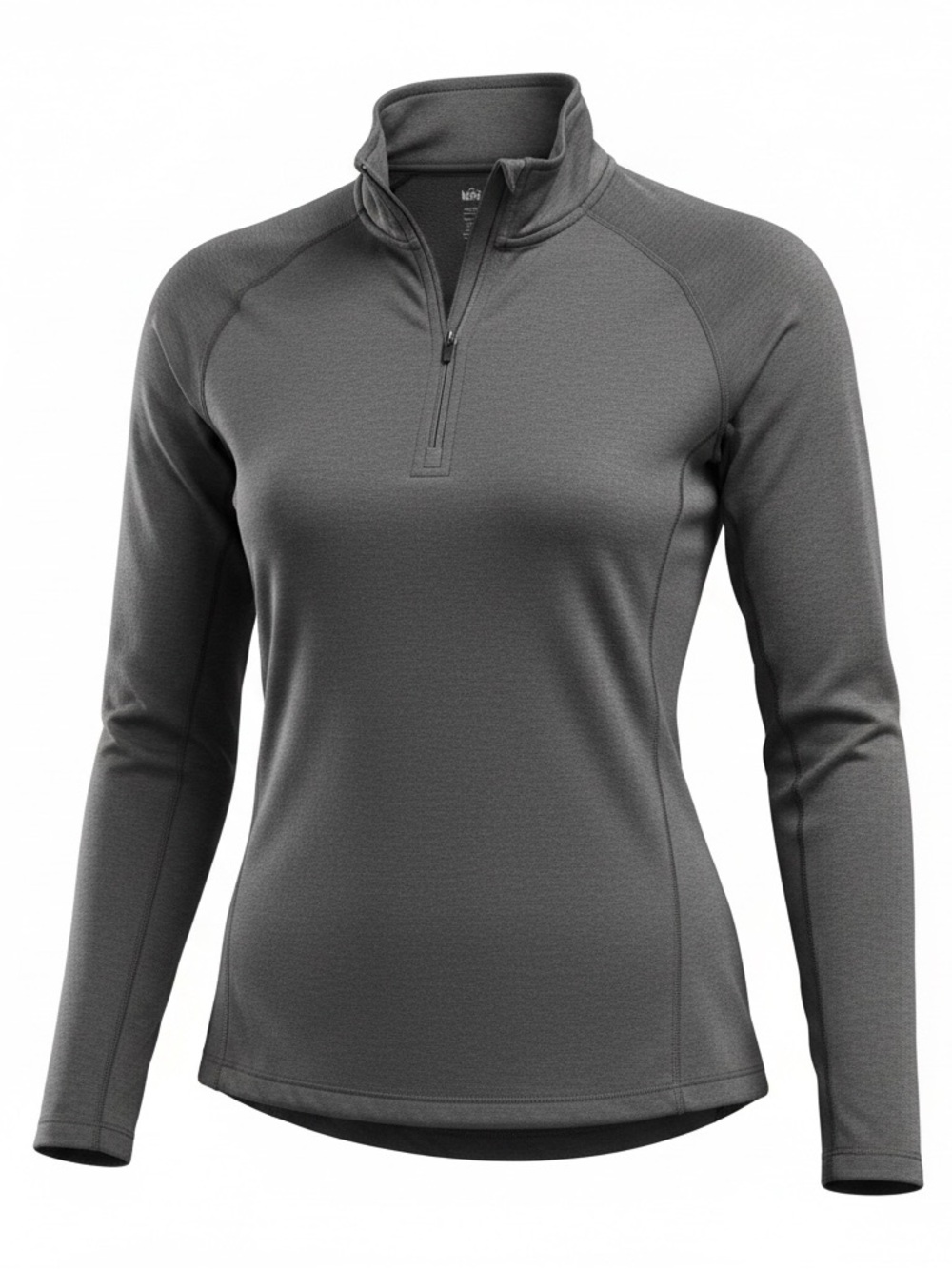 REI Women's Charcoal Quarter-Zip Performance Pullover